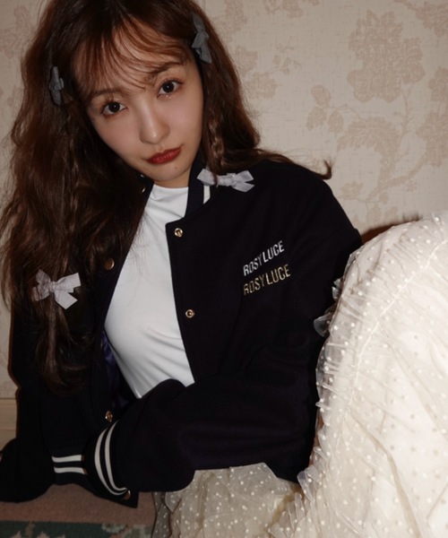 ウールブレンドスタジャン（スタジャン）｜Rosy luce（ロージー  