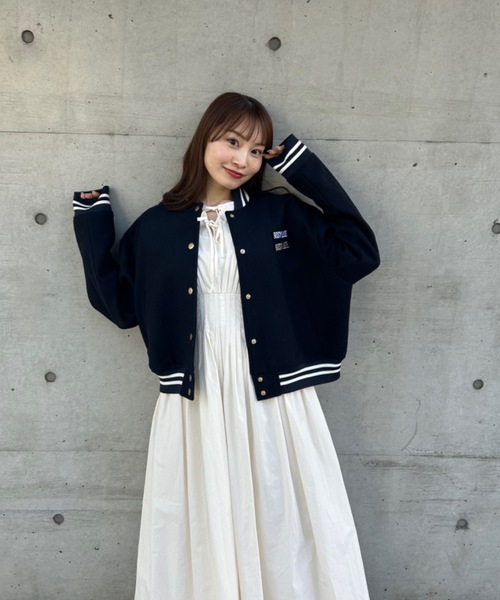 ☆美品☆ヒスミニ　ローリング　スタジャン　アウター Rawlings ローリングス スタジアムジャンパー（スタジャン） メンズ