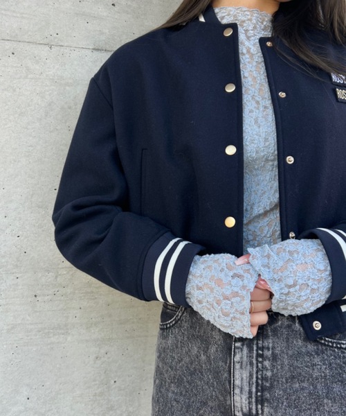 rosyluce ROSY WOOL STADIUM JACKET