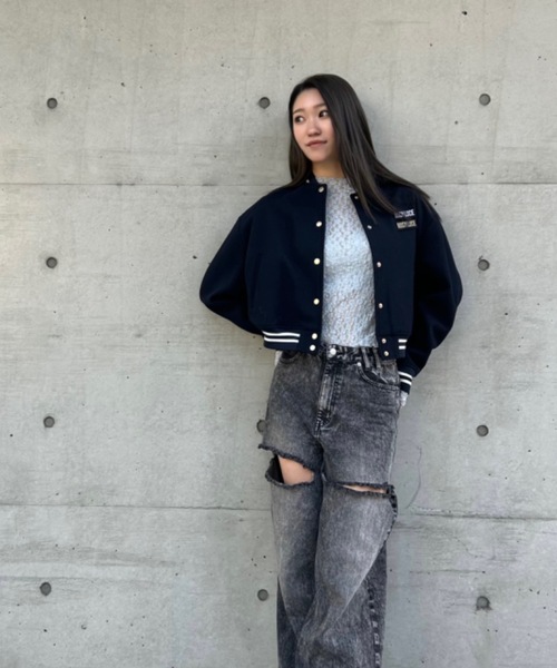 ウールブレンドスタジャン（スタジャン）｜Rosy luce（ロージー  