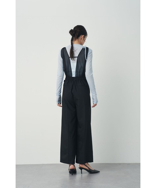 チュールベストオールインワン ANDRESD パンツドレス tulle vest all in one dress / チュール