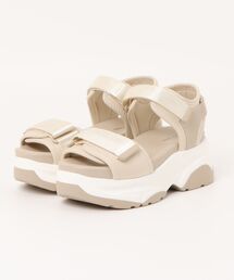 JILL STUART | ベルクロストラップ厚底サンダル(サンダル)