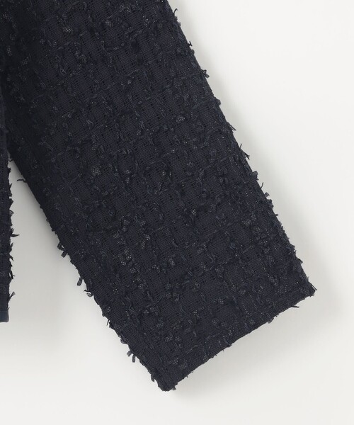 ANY SIS（エニィスィス）の「リボンヤーンシアーツイード ジャケット（ノーカラージャケット・レディース・ネイビー系/ホワイト系・2）」の19枚目の写真