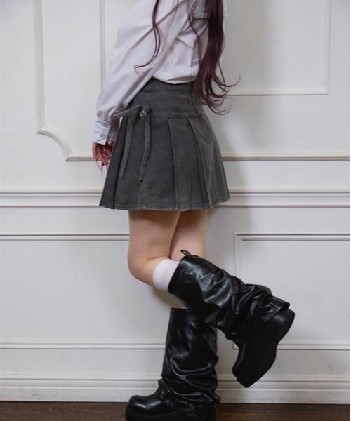 l*す様 Mary Magdalene ミルフィーユパニエスカート ブラック