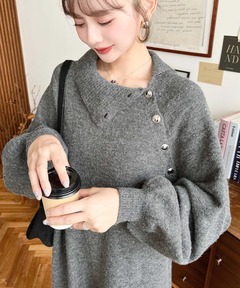 スクエアネックミニジャンスカ（ワンピース）｜Apuweiser-riche