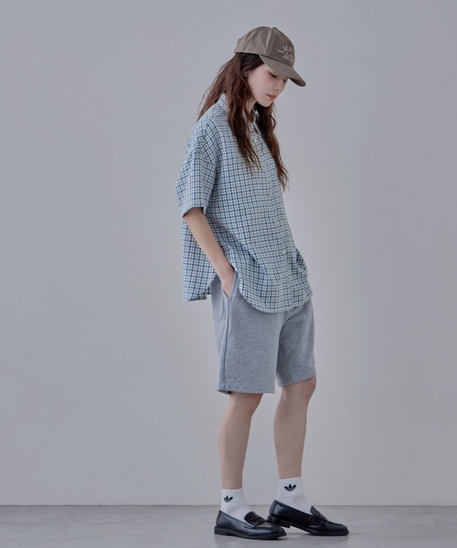 ブラウス シャツ VintageハーフスリーブチェックSH レディース TEEN BOOP ブラウス シャツ VintageハーフスリーブチェックSH