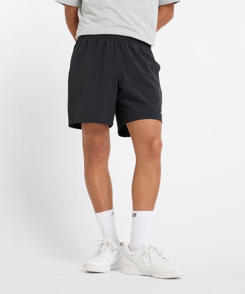 NEW BALANCE(ニューバランス)の「ウーブンショーツ7インチ(インナー無し)(その他パンツ・メンズ・ネイビー/ブラック/カーキブラウン・LARGE/MEDIUM/SMALL/XX-LARGE/X-LARGE)」の2枚目の写真