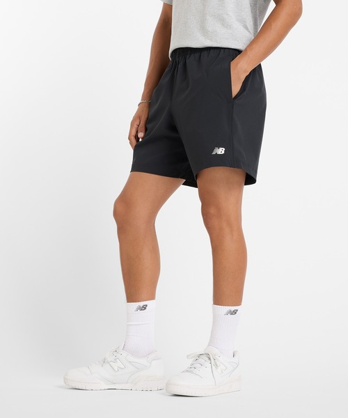 NEW BALANCE(ニューバランス)の「ウーブンショーツ7インチ(インナー無し)(その他パンツ・メンズ・ネイビー/ブラック/カーキブラウン・LARGE/MEDIUM/SMALL/XX-LARGE/X-LARGE)」の4枚目の写真