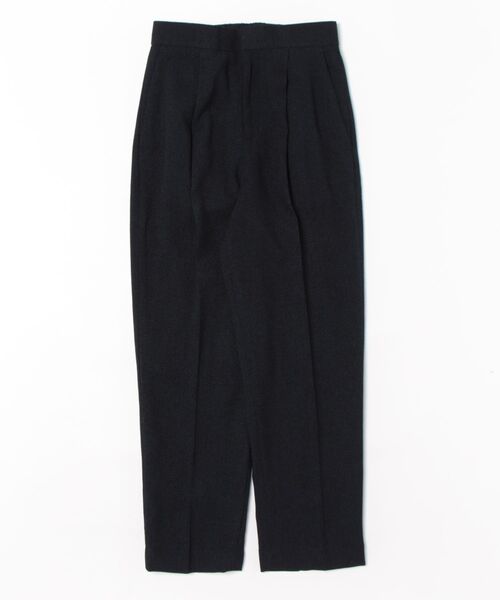 m.f.editorial（エムエフエディトリアル）の「【裾部分加工済】m.f.エディトリアル レディース ツイード ストレートパンツ(セットアップ可能)（その他パンツ・レディース・ネイビー/アイボリー・MEDIUM/LARGE）」の4枚目の写真