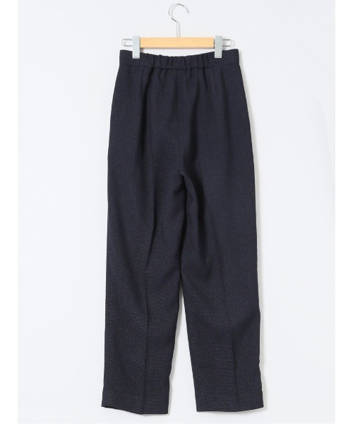 m.f.editorial（エムエフエディトリアル）の「【裾部分加工済】m.f.エディトリアル レディース ツイード ストレートパンツ(セットアップ可能)（その他パンツ・レディース・ネイビー/アイボリー・MEDIUM/LARGE）」の5枚目の写真