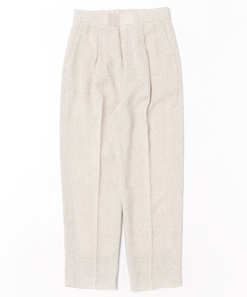 m.f.editorial（エムエフエディトリアル）の「【裾部分加工済】m.f.エディトリアル レディース ツイード ストレートパンツ(セットアップ可能)（その他パンツ・レディース・ネイビー/アイボリー・MEDIUM/LARGE）」の9枚目の写真