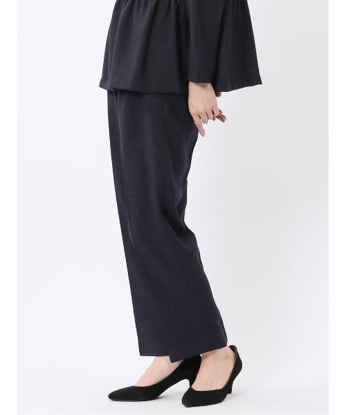 m.f.editorial（エムエフエディトリアル）の「【裾部分加工済】m.f.エディトリアル レディース ツイード ストレートパンツ(セットアップ可能)（その他パンツ・レディース・ネイビー/アイボリー・MEDIUM/LARGE）」の16枚目の写真