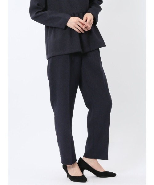 m.f.editorial（エムエフエディトリアル）の「【裾部分加工済】m.f.エディトリアル レディース ツイード ストレートパンツ(セットアップ可能)（その他パンツ・レディース・ネイビー/アイボリー・MEDIUM/LARGE）」の18枚目の写真