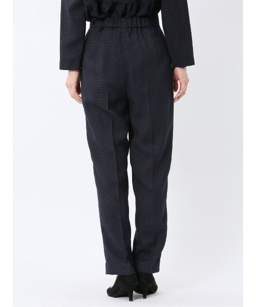 m.f.editorial（エムエフエディトリアル）の「【裾部分加工済】m.f.エディトリアル レディース ツイード ストレートパンツ(セットアップ可能)（その他パンツ・レディース・ネイビー/アイボリー・MEDIUM/LARGE）」の22枚目の写真