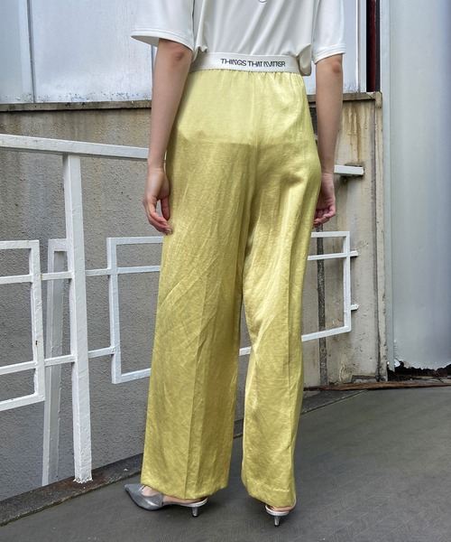 sunsea 20ss linen wide straight　リネンパンツ SUNSEA LINEN WIDE STRAIGHT PANT