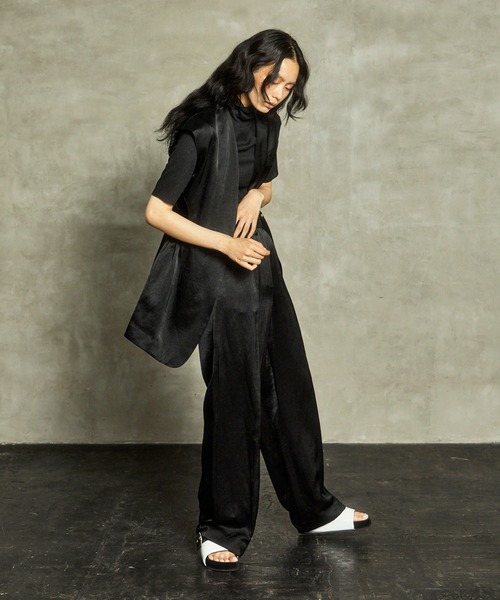 sunsea 20ss linen wide straight　リネンパンツ SUNSEA LINEN WIDE STRAIGHT PANT