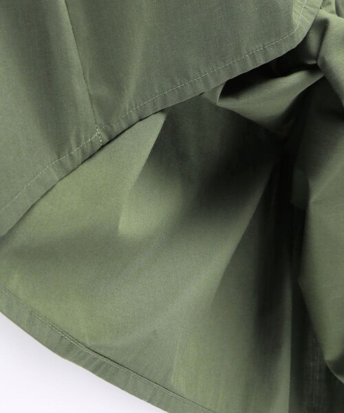 DRC branshes（ディーアールシーブランシェス）の「【WEB限定/DRC】ウエスト切替ドッキング半袖ワンピース（ワンピース・キッズ・ブラック/ベージュ/カーキオリーブ・110/120/130/140/150）」の9枚目の写真