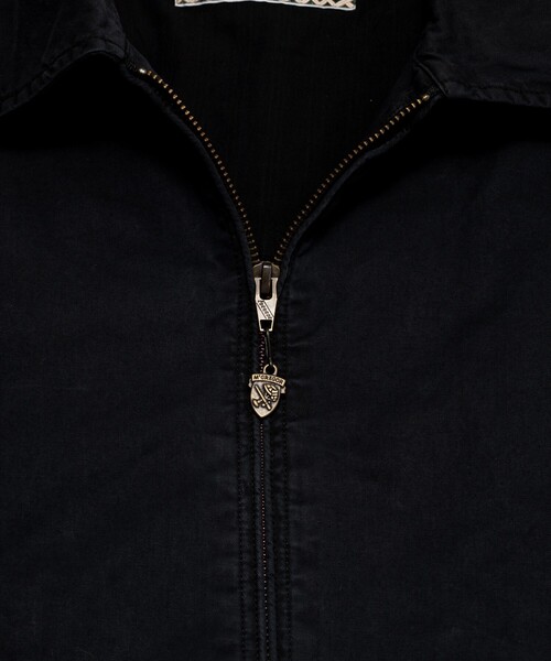 McGREGOR（マックレガー）の「McGREGOR COLLECTION/マックレガー コレクション オーバーダイ フェード加工 ドリズラージャケット（ブルゾン・メンズ・ブラック/ベージュ/レッド・MEDIUM/LARGE）」の7枚目の写真