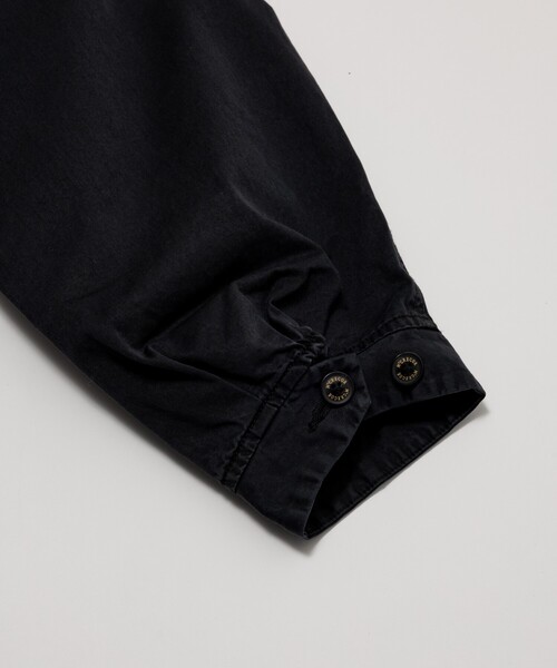 McGREGOR（マックレガー）の「McGREGOR COLLECTION/マックレガー コレクション オーバーダイ フェード加工 ドリズラージャケット（ブルゾン・メンズ・ブラック/ベージュ/レッド・MEDIUM/LARGE）」の10枚目の写真