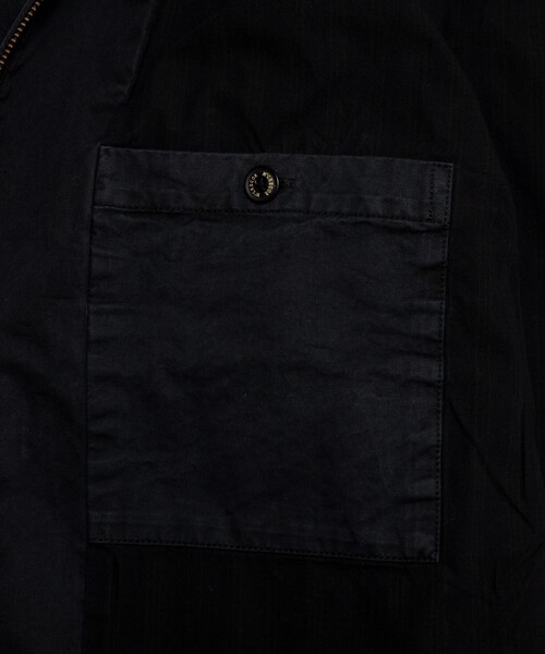 McGREGOR（マックレガー）の「McGREGOR COLLECTION/マックレガー コレクション オーバーダイ フェード加工 ドリズラージャケット（ブルゾン・メンズ・ブラック/ベージュ/レッド・MEDIUM/LARGE）」の14枚目の写真