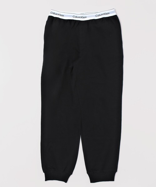 Calvin Klein(カルバン・クライン)の「【Calvin Klein / カルバン クライン】 ジョガー スウェット パンツ ウエストロゴ(スウェットパンツ・レディース・グレー/ブラック・XS/M/S/L)」の1枚目の写真