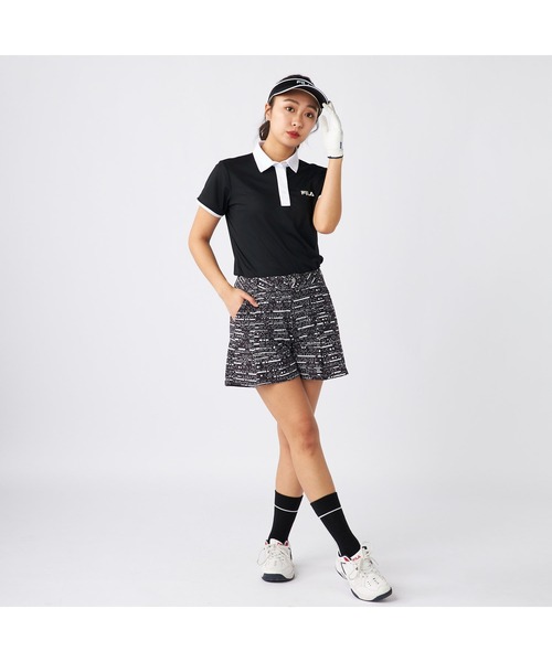 FILA GOLF(フィラゴルフ )の「FILA GOLF/フィラ ゴルフ ゴルフウェア ブランド ロゴ スカート風シルエット ショートパンツ(その他パンツ・レディース・ブラック/ホワイト・M/L/LL)」の14枚目の写真