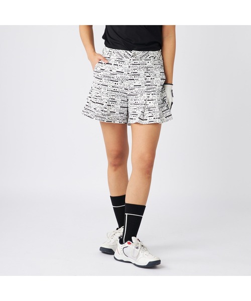 FILA GOLF(フィラゴルフ )の「FILA GOLF/フィラ ゴルフ ゴルフウェア ブランド ロゴ スカート風シルエット ショートパンツ(その他パンツ・レディース・ブラック/ホワイト・M/L/LL)」の3枚目の写真