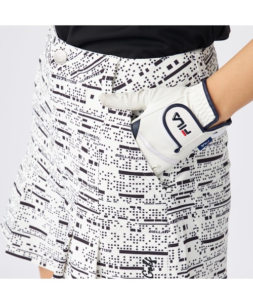 FILA GOLF(フィラゴルフ )の「FILA GOLF/フィラ ゴルフ ゴルフウェア ブランド ロゴ スカート風シルエット ショートパンツ(その他パンツ・レディース・ブラック/ホワイト・M/L/LL)」の9枚目の写真
