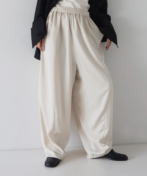 セール】サテンコクーンパンツ（その他パンツ）｜hellam（へラム