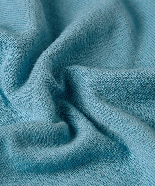 G-STAR（ジースター）の「KNITTED POLO/ワンポイントリネンニットポロ（ポロシャツ・メンズ・ブルー系その他・LARGE/MEDIUM/SMALL/X-LARGE/X-SMALL）」の7枚目の写真