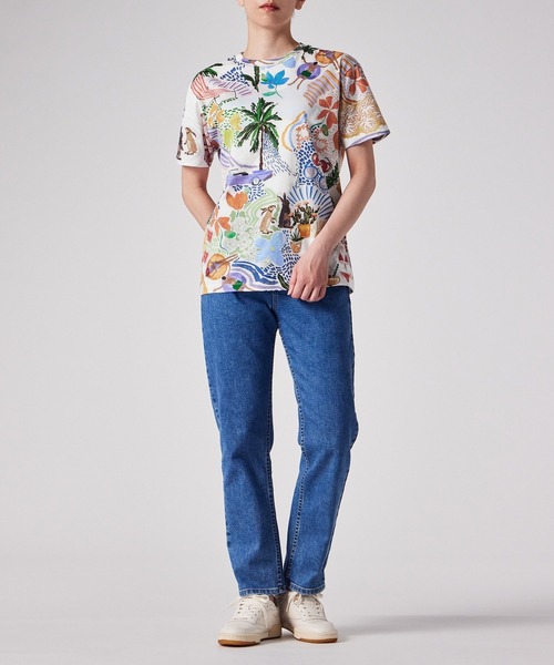 【Paul Smith】半袖Tシャツ バイカラーフローラルプリント Happy 半袖Tシャツ / Paul Smith | ファッション通販 【公式通販