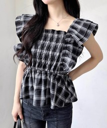 INGNI | 【WEB限定】フリルペプラムブラウス(シャツ/ブラウス)