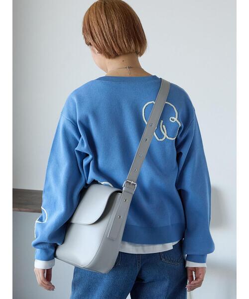 ehka sopo（エヘカソポ）の「コード花刺繍カーディガン（カーディガン/ボレロ・レディース・オフホワイト/イエロー/サックスブルー/モカ・F）」の16枚目の写真