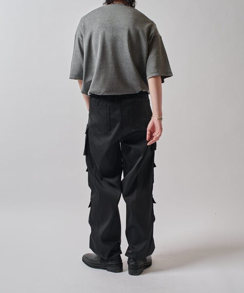 Lui's（ルイス）の「マルチポケットカーゴパンツ（カーゴパンツ・メンズ・ブラック/グレー・S/M）」の5枚目の写真