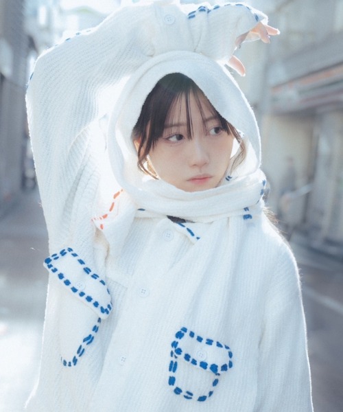 ROYAL FLASH(ロイヤルフラッシュ)の「PHINGERIN/フィンガリン/別注PG1 SCARF(ストール/ショール・レディース・ホワイト・F)」の1枚目の写真