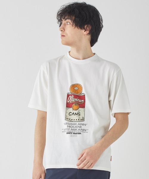 KRIFF MAYER（クリフメイヤー）の「【汗染み防止・接触冷感】ウェットプロテクトシャレT(アルミカン)（Tシャツ/カットソー・メンズ・レッド/チャコール/ネイビー/オフホワイト/グレー・MEDIUM/LARGE/X-LARGE）」の2枚目の写真