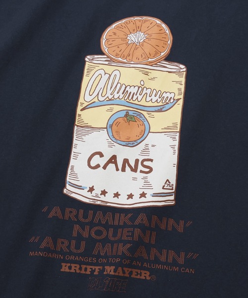 KRIFF MAYER（クリフメイヤー）の「【汗染み防止・接触冷感】ウェットプロテクトシャレT(アルミカン)（Tシャツ/カットソー・メンズ・レッド/チャコール/ネイビー/オフホワイト/グレー・MEDIUM/LARGE/X-LARGE）」の14枚目の写真