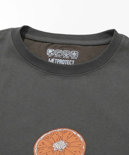 KRIFF MAYER（クリフメイヤー）の「【汗染み防止・接触冷感】ウェットプロテクトシャレT(アルミカン)（Tシャツ/カットソー・メンズ・レッド/チャコール/ネイビー/オフホワイト/グレー・MEDIUM/LARGE/X-LARGE）」の16枚目の写真