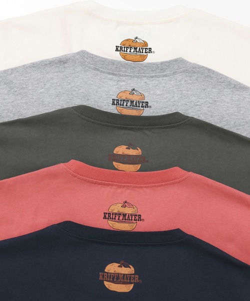 KRIFF MAYER（クリフメイヤー）の「【汗染み防止・接触冷感】ウェットプロテクトシャレT(アルミカン)（Tシャツ/カットソー・メンズ・レッド/チャコール/ネイビー/オフホワイト/グレー・MEDIUM/LARGE/X-LARGE）」の17枚目の写真