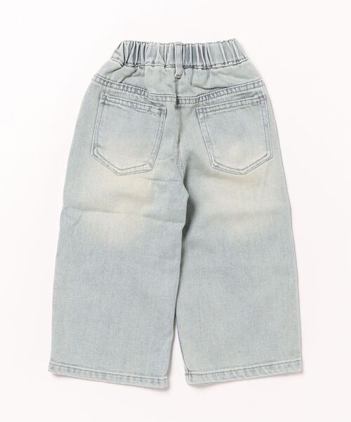 aimoha（アイモハ）の「【aimoha-KIDS-】リボン刺繍デニムパンツ（デニムパンツ・キッズ・ブルー・90/100/110/120/130）」の2枚目の写真