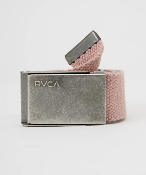 RVCA(ルーカ)の「RVCA メンズ OPTION WEB BELT ベルト 【2025年春夏モデル】/ルーカウェビングベルト(ベルト・メンズ・オフホワイト/ブラック/ブルー系その他/ピンクベージュ・FREE)」の4枚目の写真