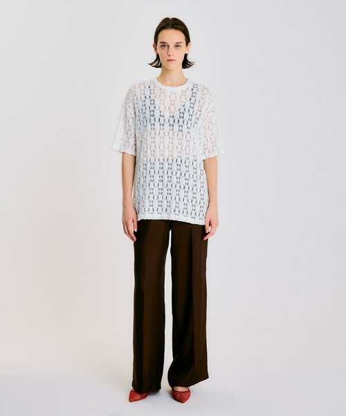 NOISE MAKER（ノイズメーカー）の「ラッセルレースプルオーバー【MADE IN JAPAN】（Tシャツ/カットソー・レディース・ブラック/オフホワイト・FREE）」の4枚目の写真