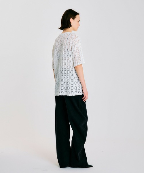 tシャツ ラッセルレースプルオーバー「MADE IN JAPAN」 レディース セール】ラッセルレースプルオーバー【MADE IN JAPAN】（Tシャツ