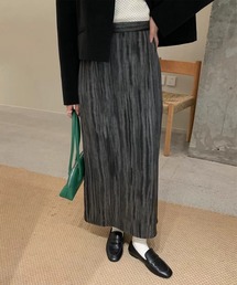 シンプルストレートロングスカート