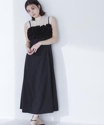 ◇フロントフリルキャミワンピース