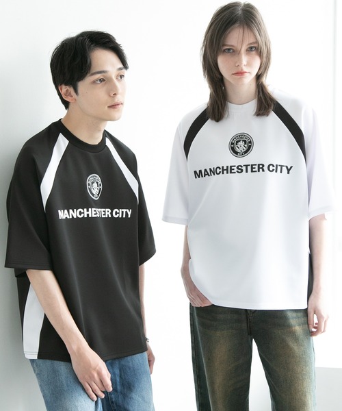 CORPUS　SELECT（コーパストーキョー）の「【Manchester City/マンチェスターシティー】ロゴワッペン ショートスリーブ ゲームデザインTシャツ（Tシャツ/カットソー・メンズ・ネイビー/ブラック/ホワイト/チャコールグレー・L/M）」の12枚目の写真