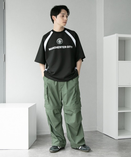 CORPUS　SELECT（コーパストーキョー）の「【Manchester City/マンチェスターシティー】ロゴワッペン ショートスリーブ ゲームデザインTシャツ（Tシャツ/カットソー・メンズ・ネイビー/ブラック/ホワイト/チャコールグレー・L/M）」の22枚目の写真