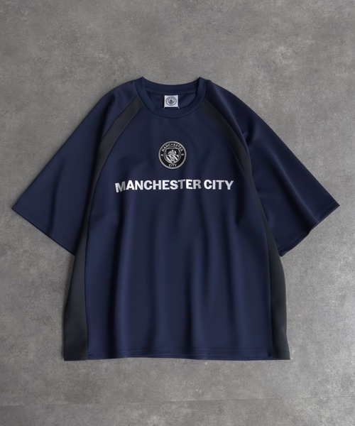 CORPUS　SELECT（コーパストーキョー）の「【Manchester City/マンチェスターシティー】ロゴワッペン ショートスリーブ ゲームデザインTシャツ（Tシャツ/カットソー・メンズ・ネイビー/ブラック/ホワイト/チャコールグレー・L/M）」の5枚目の写真