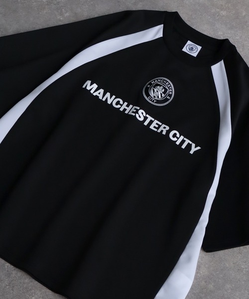CORPUS　SELECT（コーパストーキョー）の「【Manchester City/マンチェスターシティー】ロゴワッペン ショートスリーブ ゲームデザインTシャツ（Tシャツ/カットソー・メンズ・ネイビー/ブラック/ホワイト/チャコールグレー・L/M）」の7枚目の写真