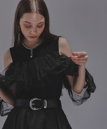 HARE | オフショルデザインノースリーブトップス(HARE)(Tシャツ/カットソー)
